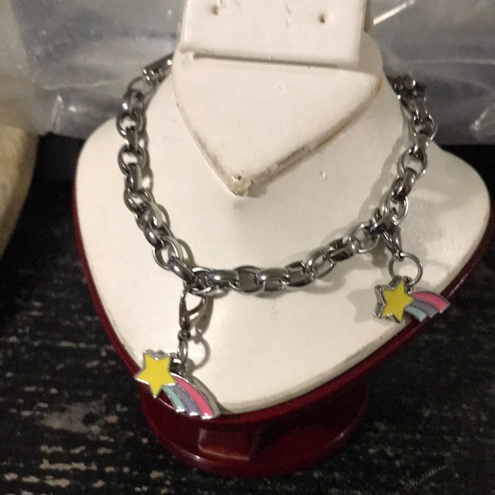 Shooting star charm bracelet